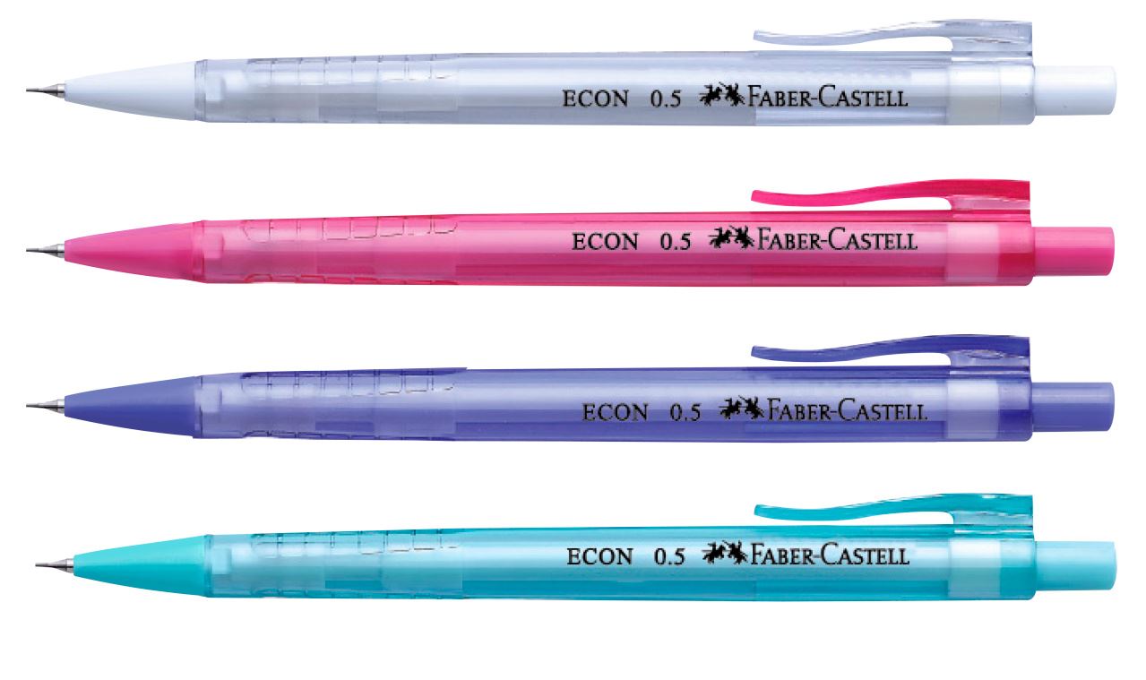 Faber-Castell - Portaminas Econ 0.5 colores pastel