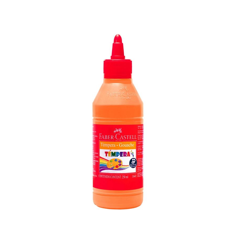 Faber-Castell - Témpera 250 ml anaranjado