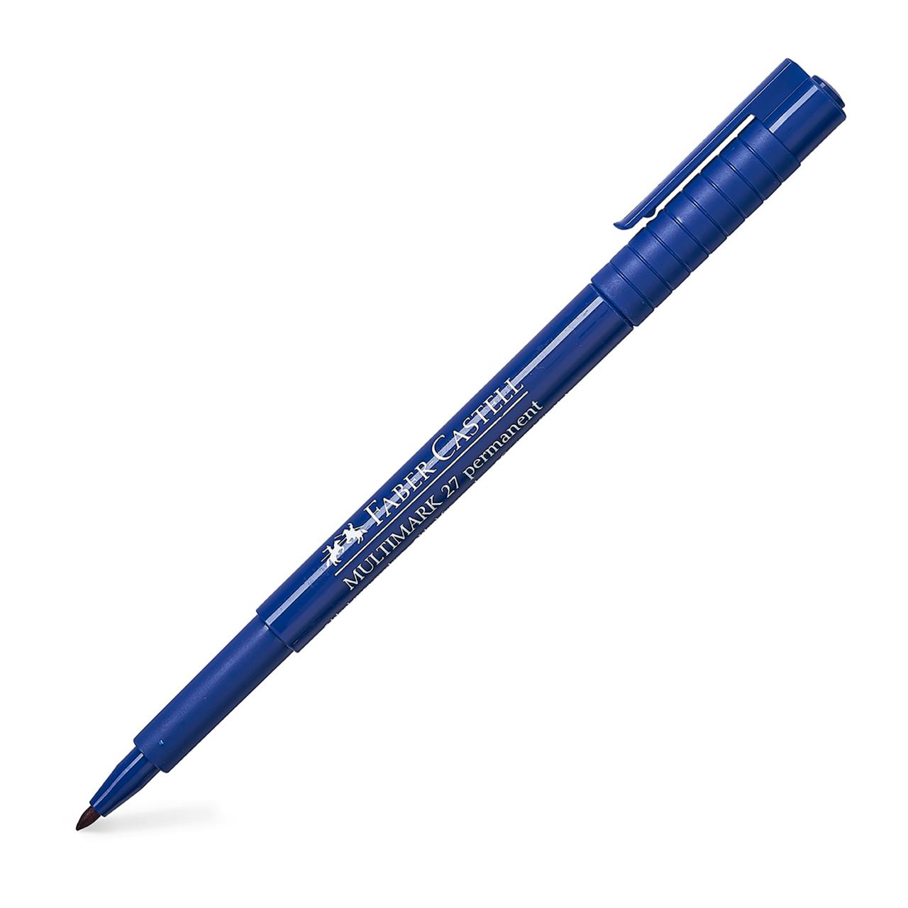 Faber-Castell - Marcador permanente Multimark 27 azul