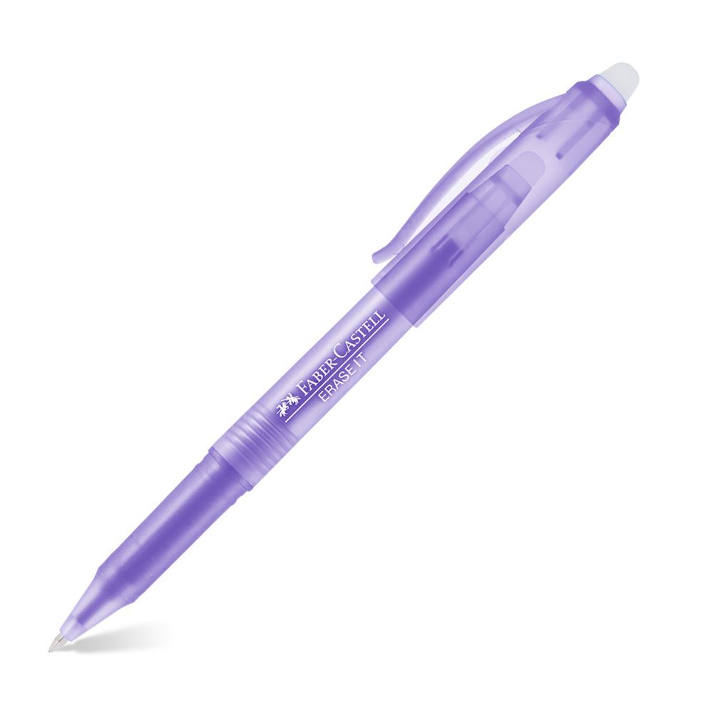Faber-Castell - Bolígrafo borrable Erase It violeta