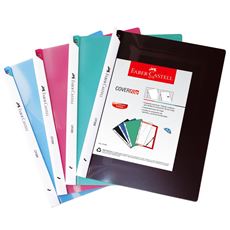 Faber-Castell - Sujetador de documentos Cover file rojo