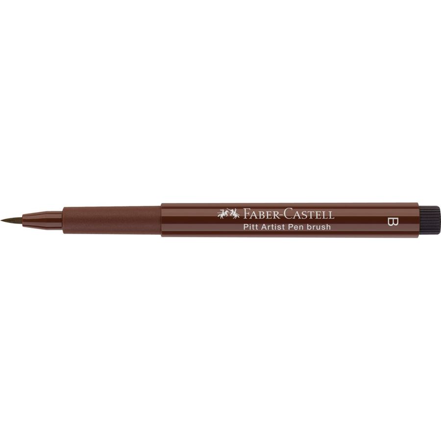Faber-Castell - Rotulador Pitt Artist Pen Brush, sepia oscuro