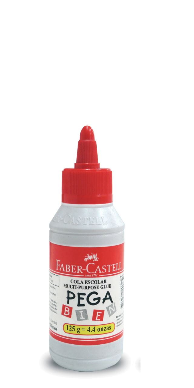 Faber-Castell - Cola escolar PEGA BIEN 125g