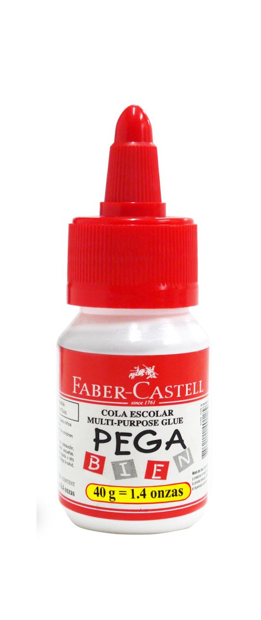 Faber-Castell - Cola escolar PEGA BIEN 40g