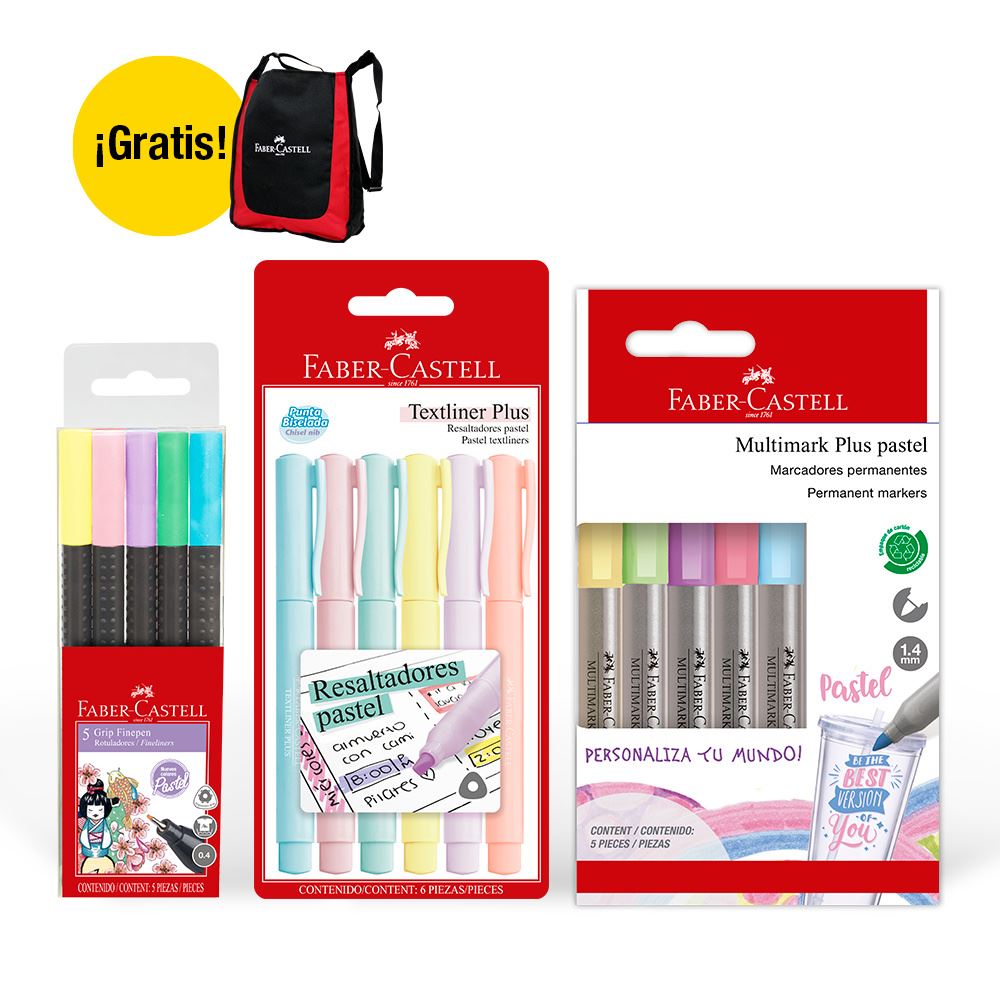Faber-Castell - Pack online pasteles