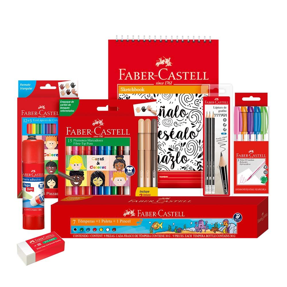Faber-Castell - Pack Lista Escolar Primaria