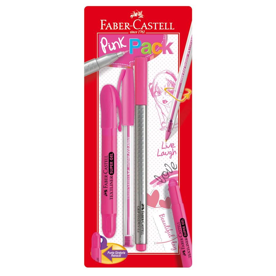 Faber-Castell - Pink pack blister