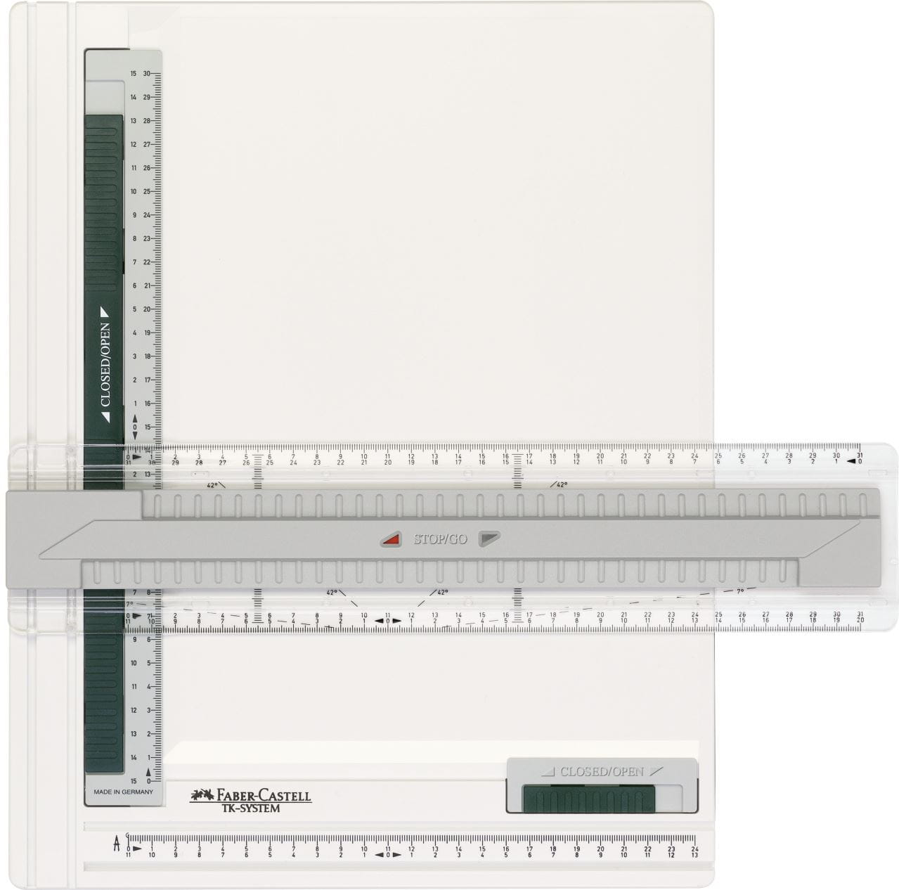 Faber-Castell - Placa de dibujo TK-System DIN A4 c/paralex de doble sujeción