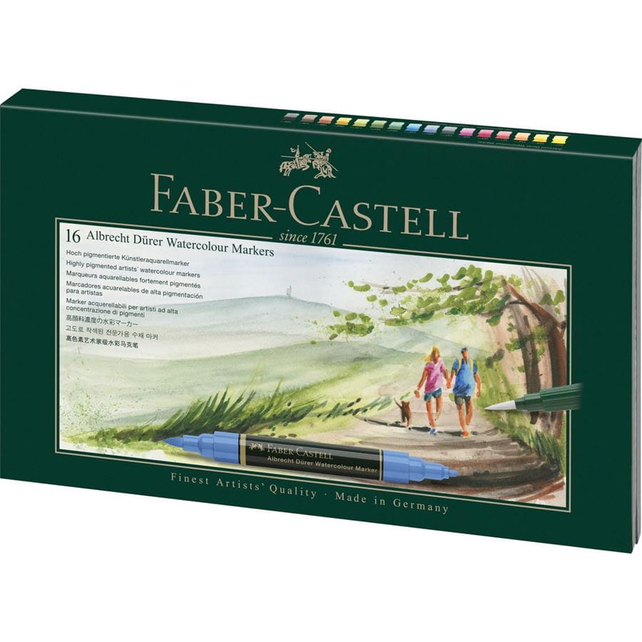 Faber-Castell - Juego regalo c/16 marcadores A. Dürer Watercolour Marker