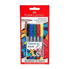 Faber-Castell - Multimark Plus colores estándar x 5