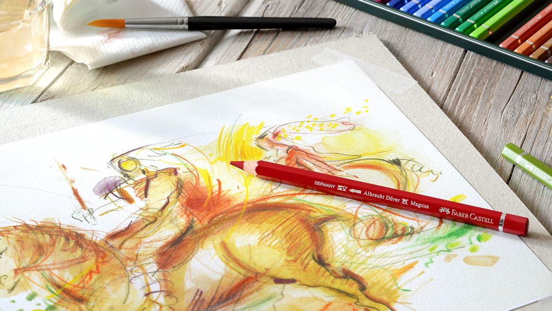 Grafix 45 Lápices de Color Artista en diseño de arte para colorear lápices de artista de estaño 