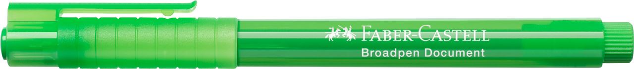 Faber-Castell - Rotulador Broadpen document verde hierba