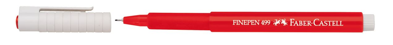Faber-Castell - Rotulador Finepen 499 rojo