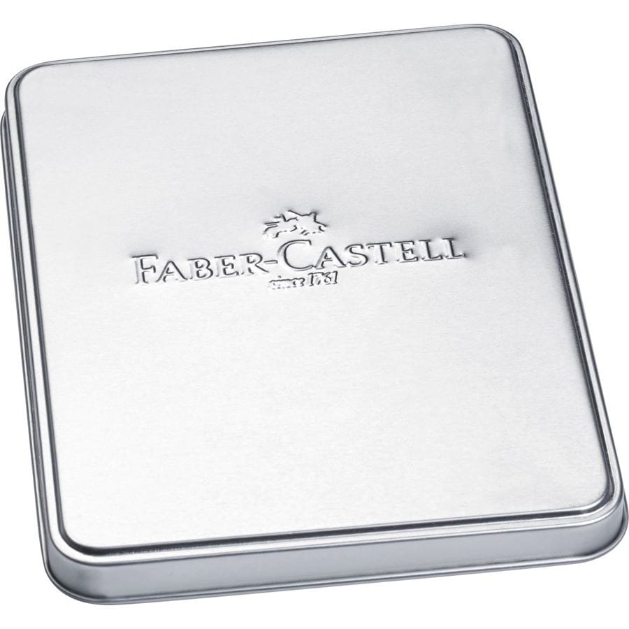 Faber-Castell - Estilográfica Grip 2011, estuche regalo, 4 piezas
