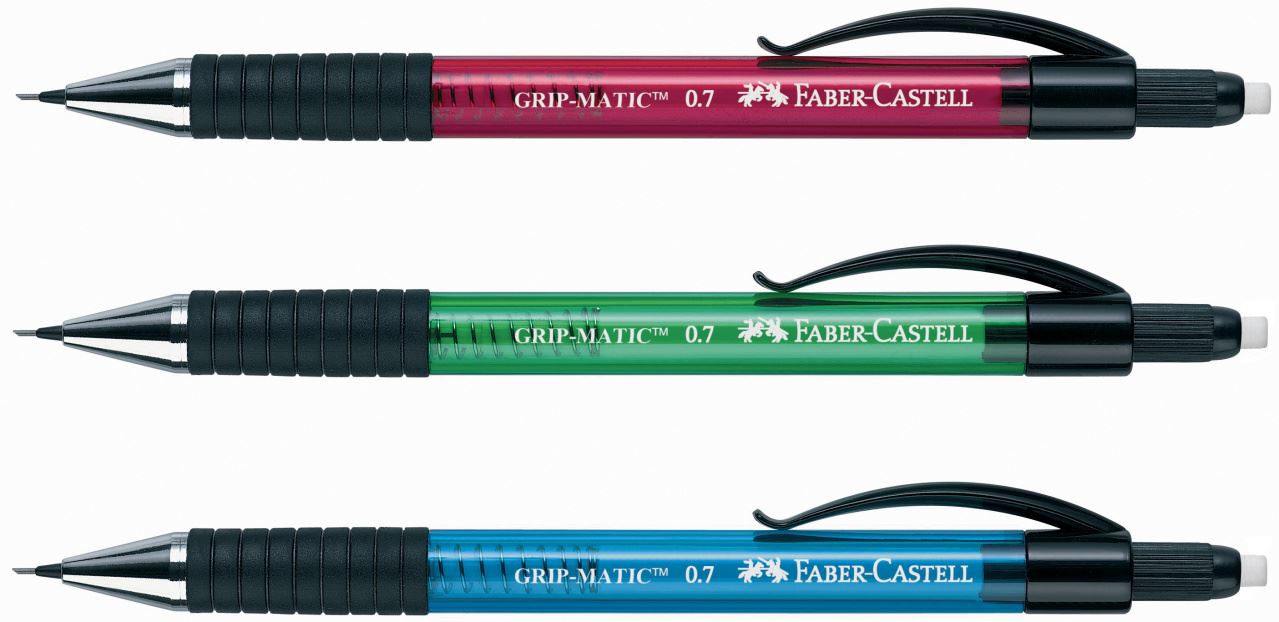 Faber-Castell - Portaminas Grip Matic 0,5 colores clásicos