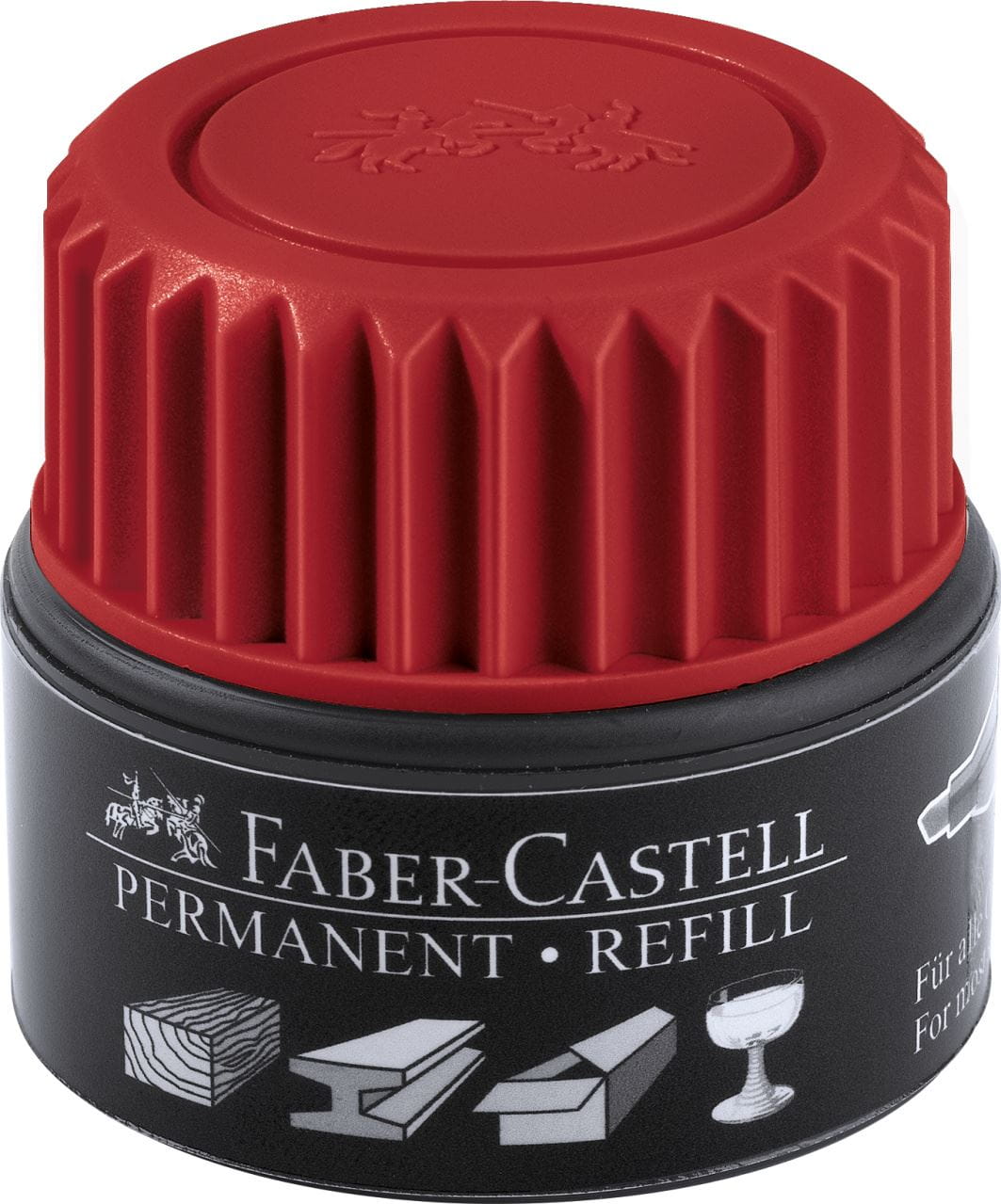 Faber-Castell - Tintero Grip, rojo