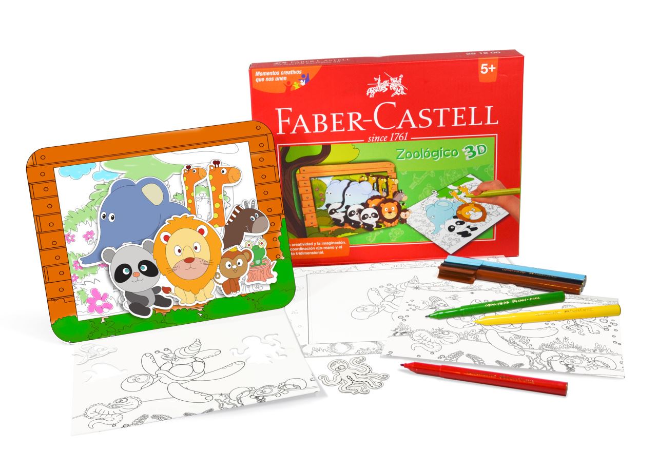 Faber-Castell - Set Creativo Zoológico 3D
