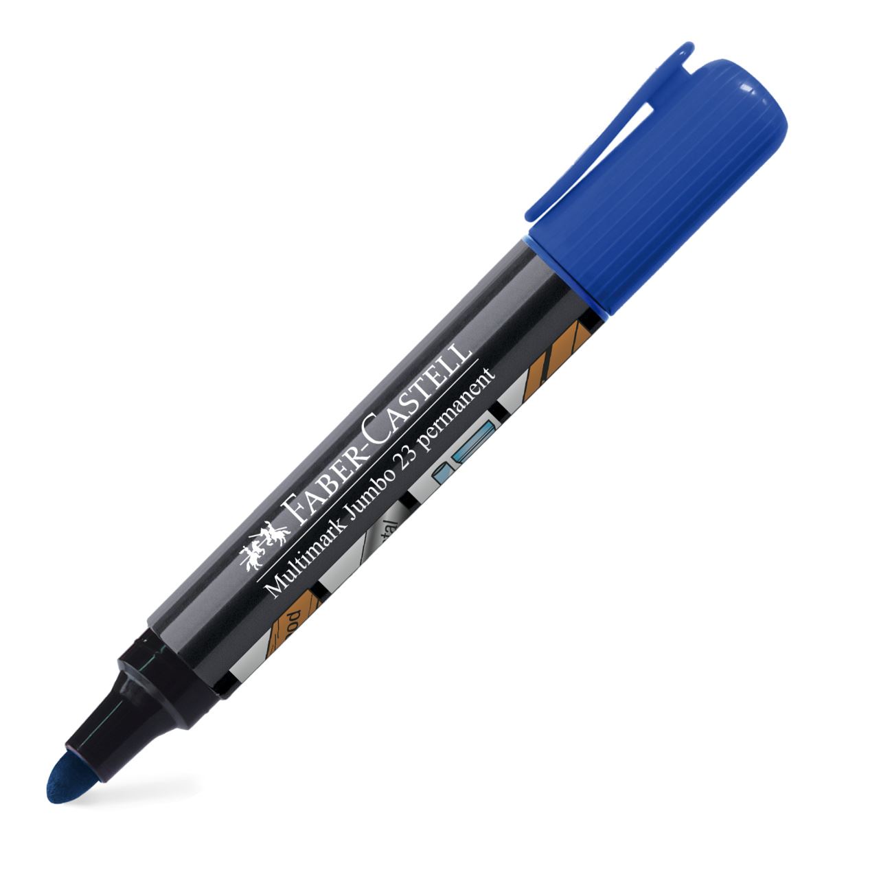 Faber-Castell - Marcador permanente Multimark Jumbo 23 azul