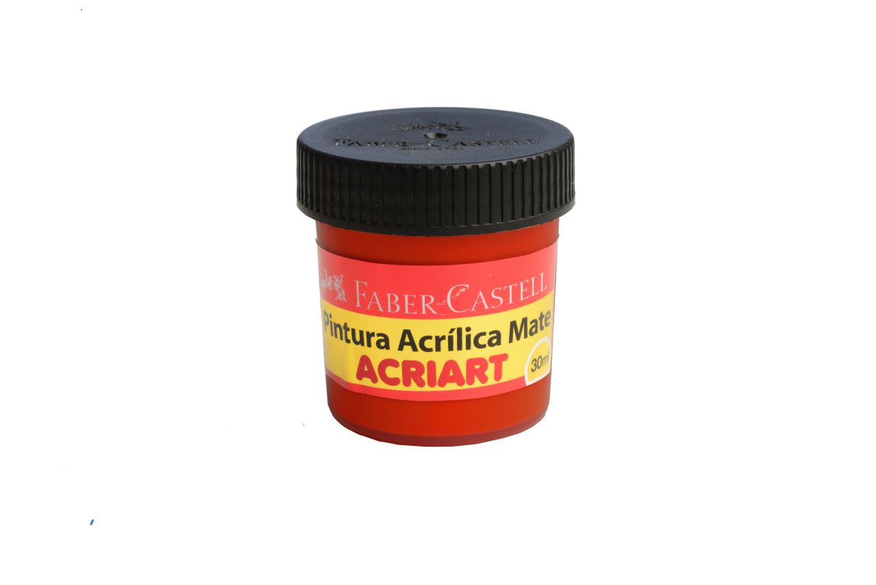 Faber-Castell - Pintura acrílica ACRIART mate coral x 12