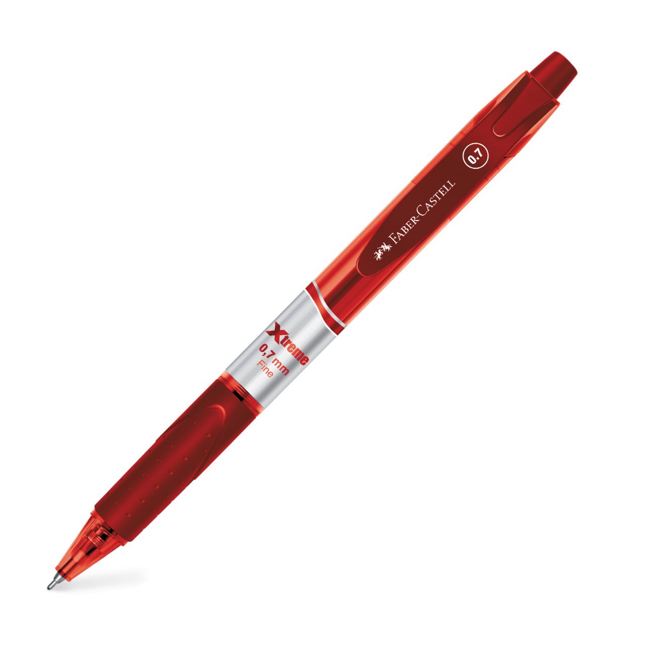Faber-Castell - Bolígrafo retráctil Xtreme 0.7 rojo