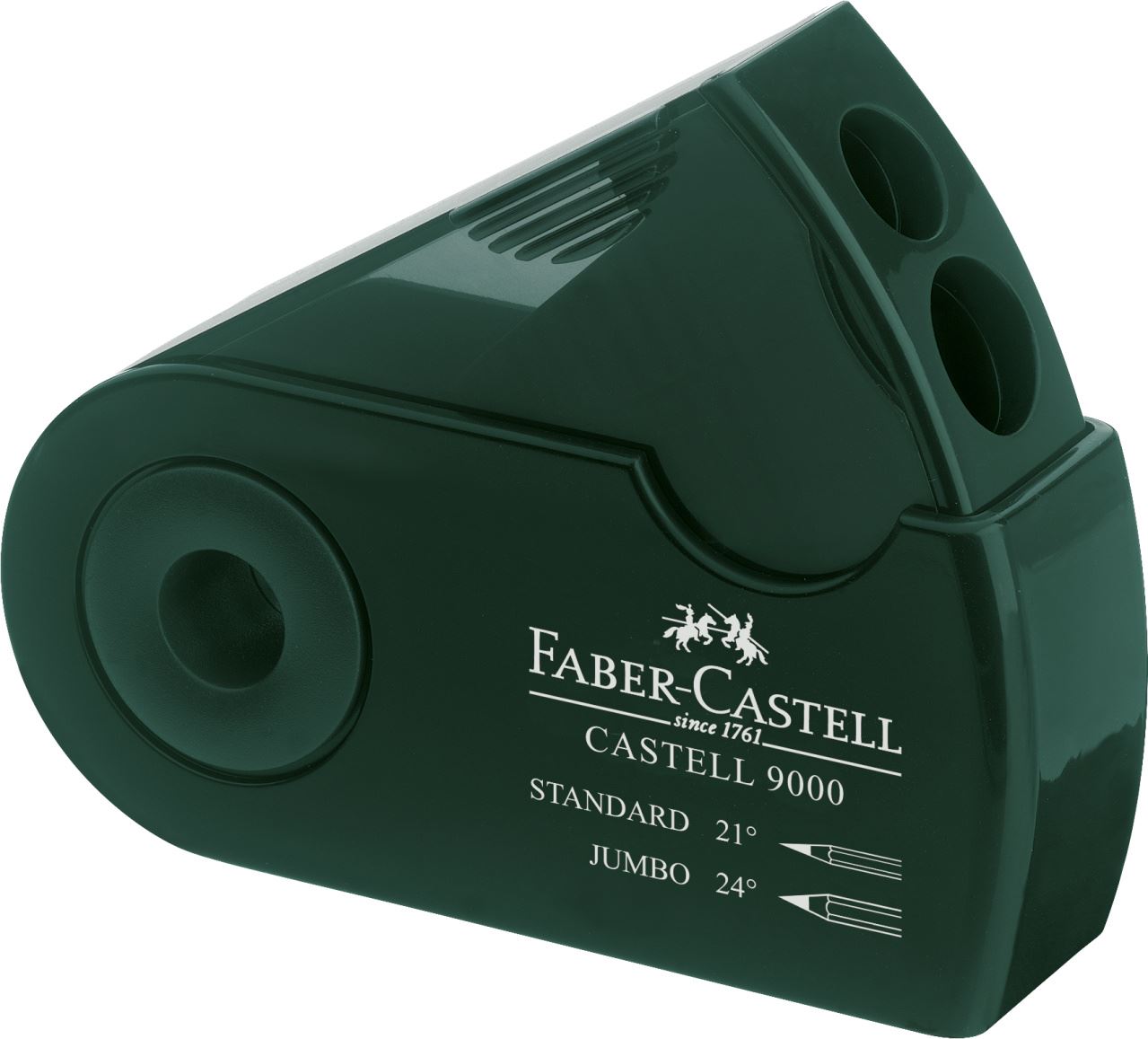 Faber-Castell - Afilalápices doble Castell 9000, verde
