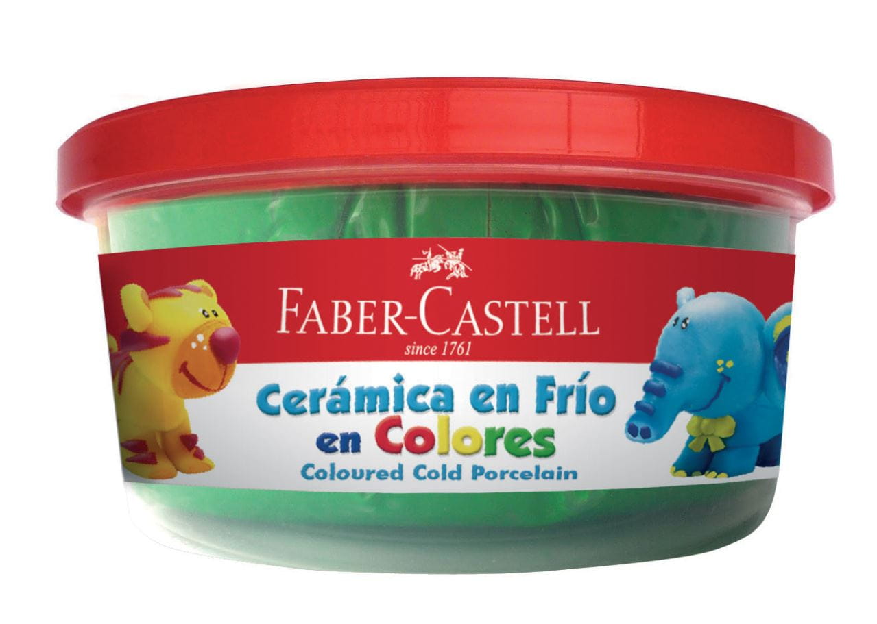 Faber-Castell - Cerámica en frío CF-250 verde 250g