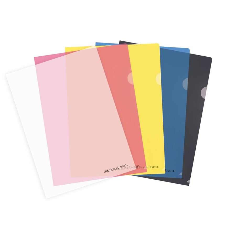 Faber-Castell - Folder transparente colores surtidos x 10