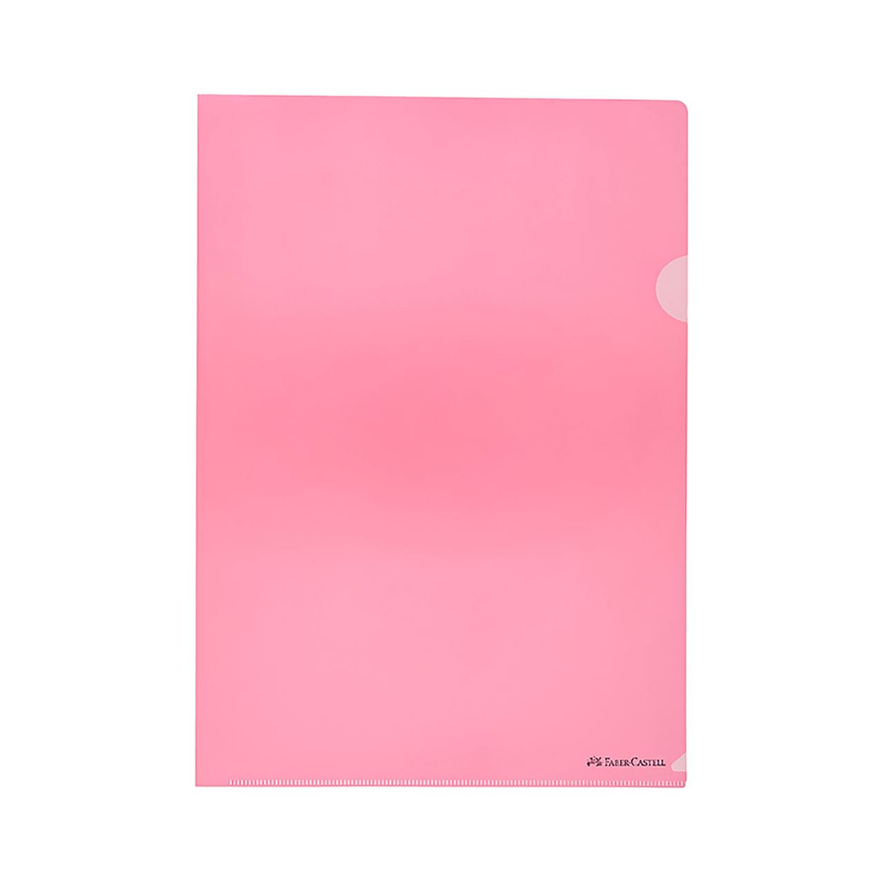 Faber-Castell - Folder transparente color rosado set x 10