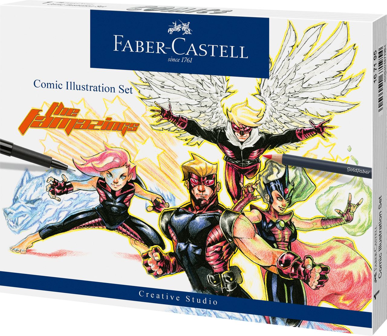 Faber-Castell - Set para dibujar cómics - 15 piezas