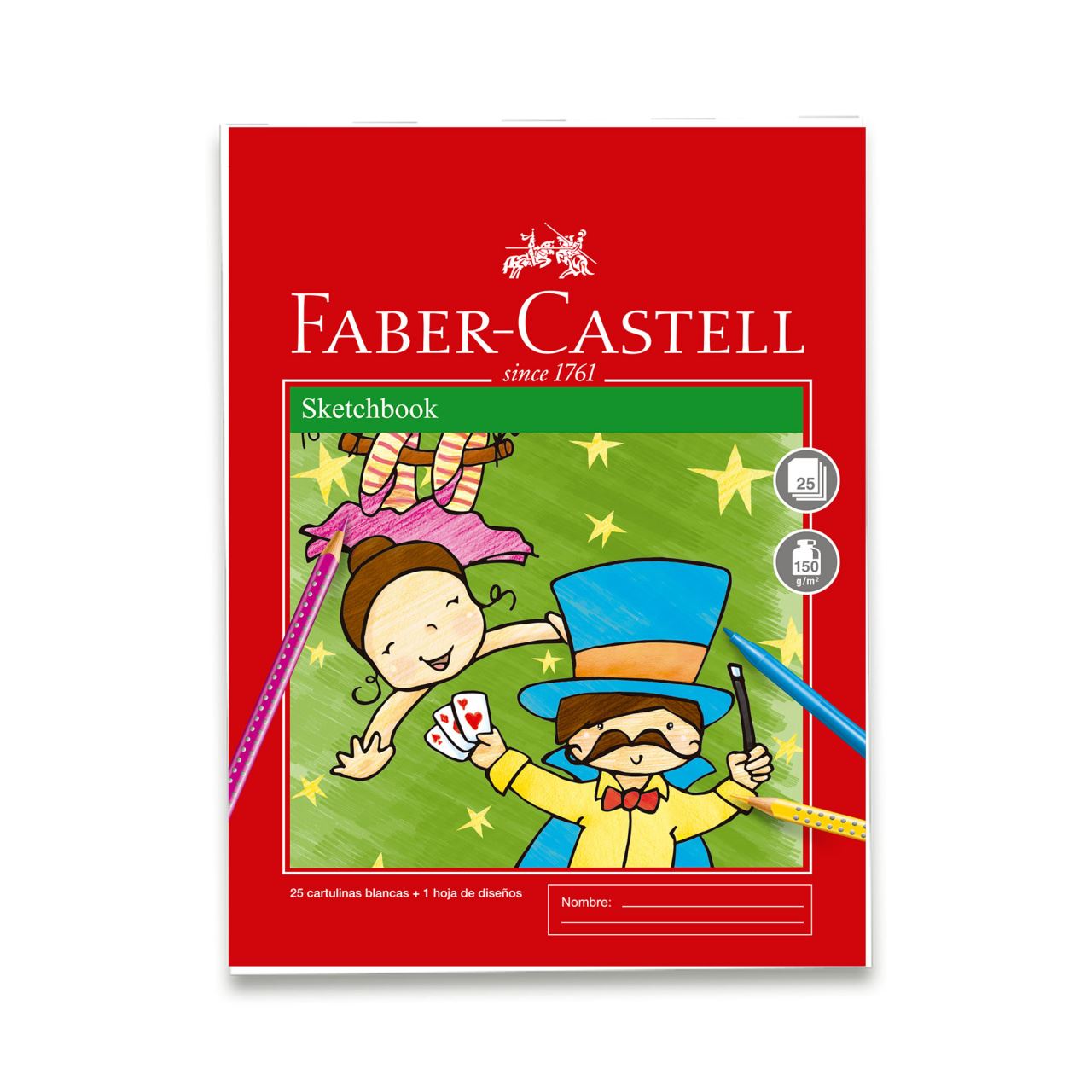 Faber-Castell - Sketch book empastado Circo x25 hojas