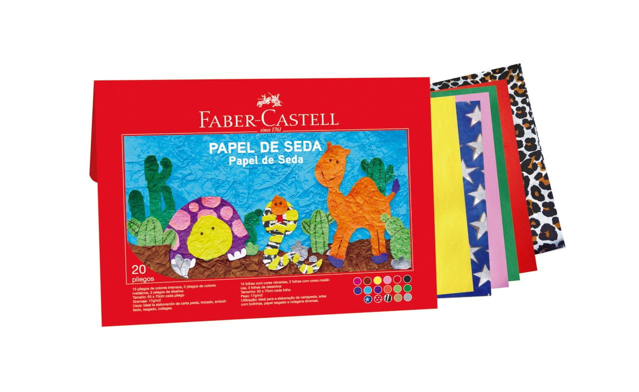 Faber-Castell - Papel seda set x 20 hojas