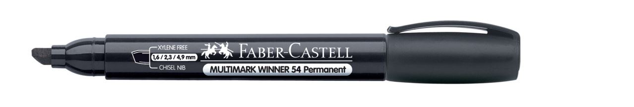 Faber-Castell - Marcador permanente Multimark Winner 54E negro