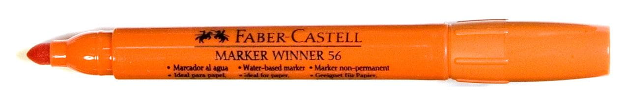 Faber-Castell - Marcador Winner 56 naranja x12