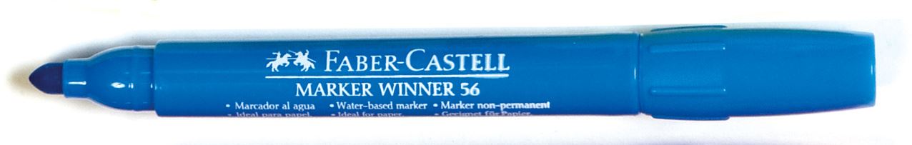 Faber-Castell - Marcador Winner 56 celeste x12